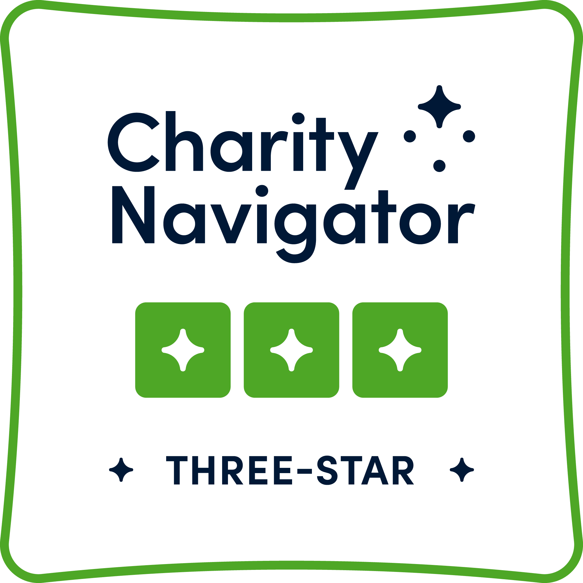 Charity Navigator 3-star rating