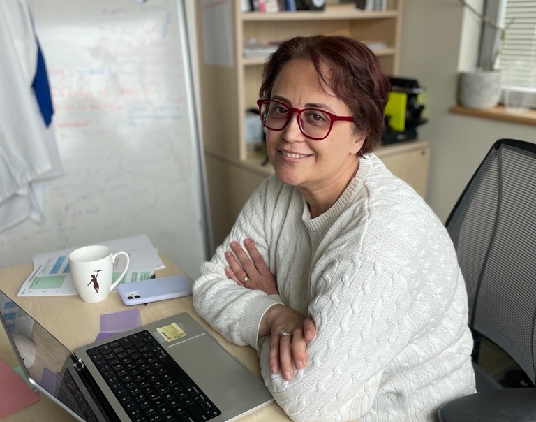 Dr. Ajami in her office