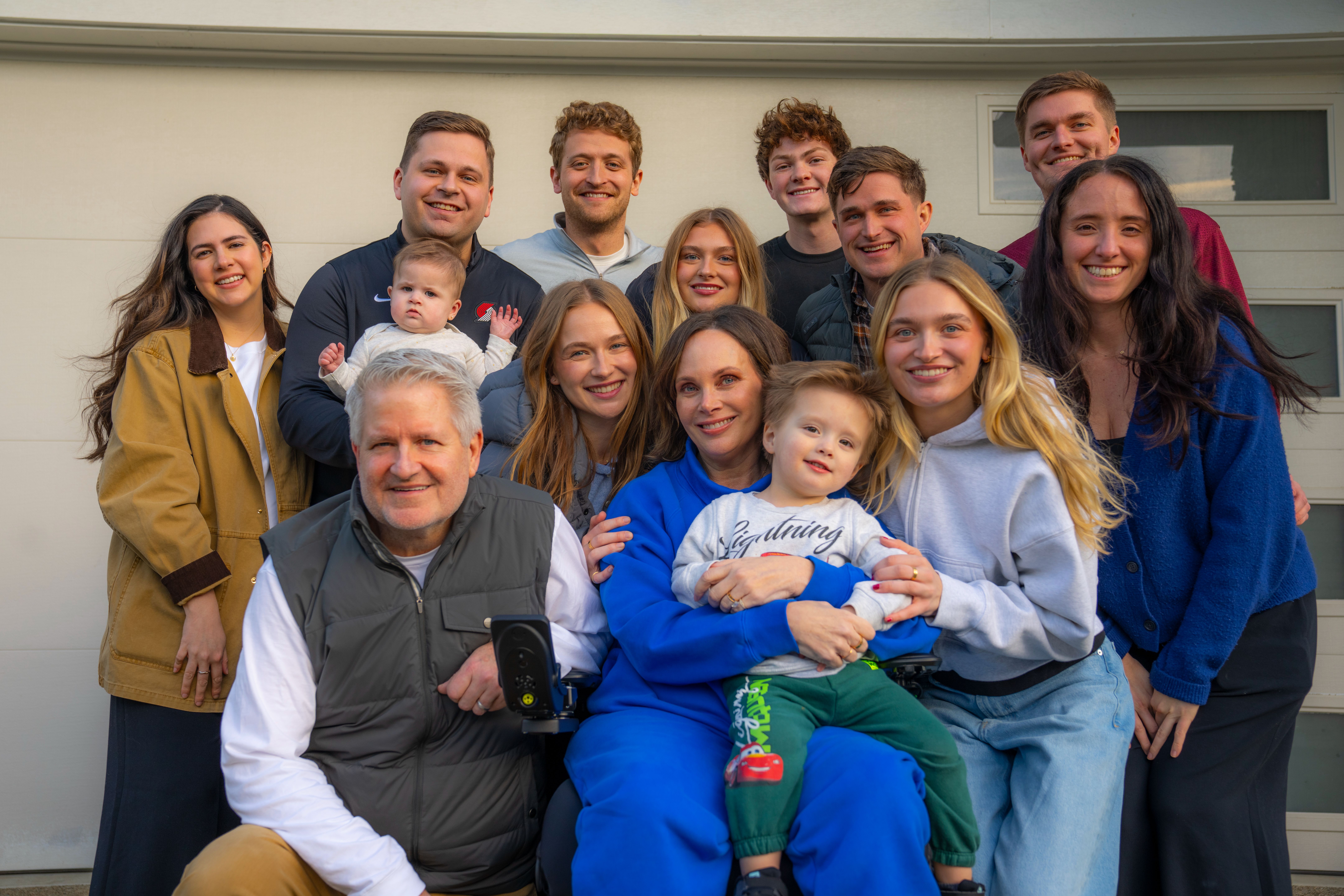 Angie Quandt with her family