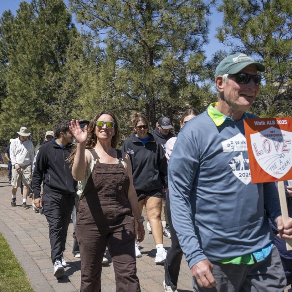 People at a Walk event