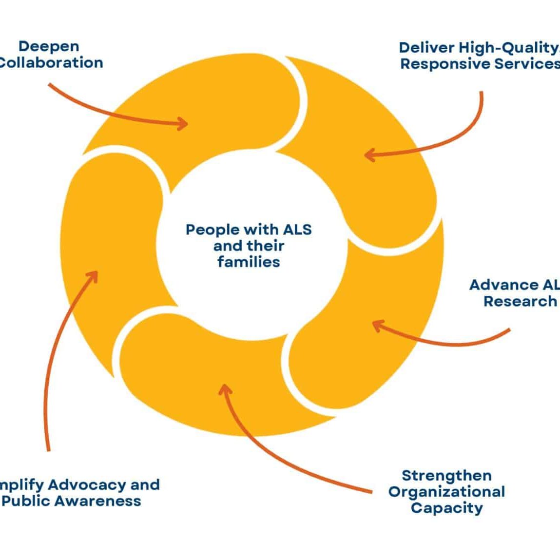 Visual representation of the strategic plan pillars