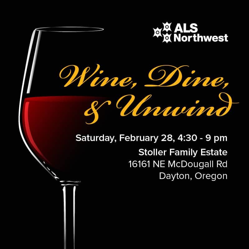 Wine, Dine & Unwind graphic